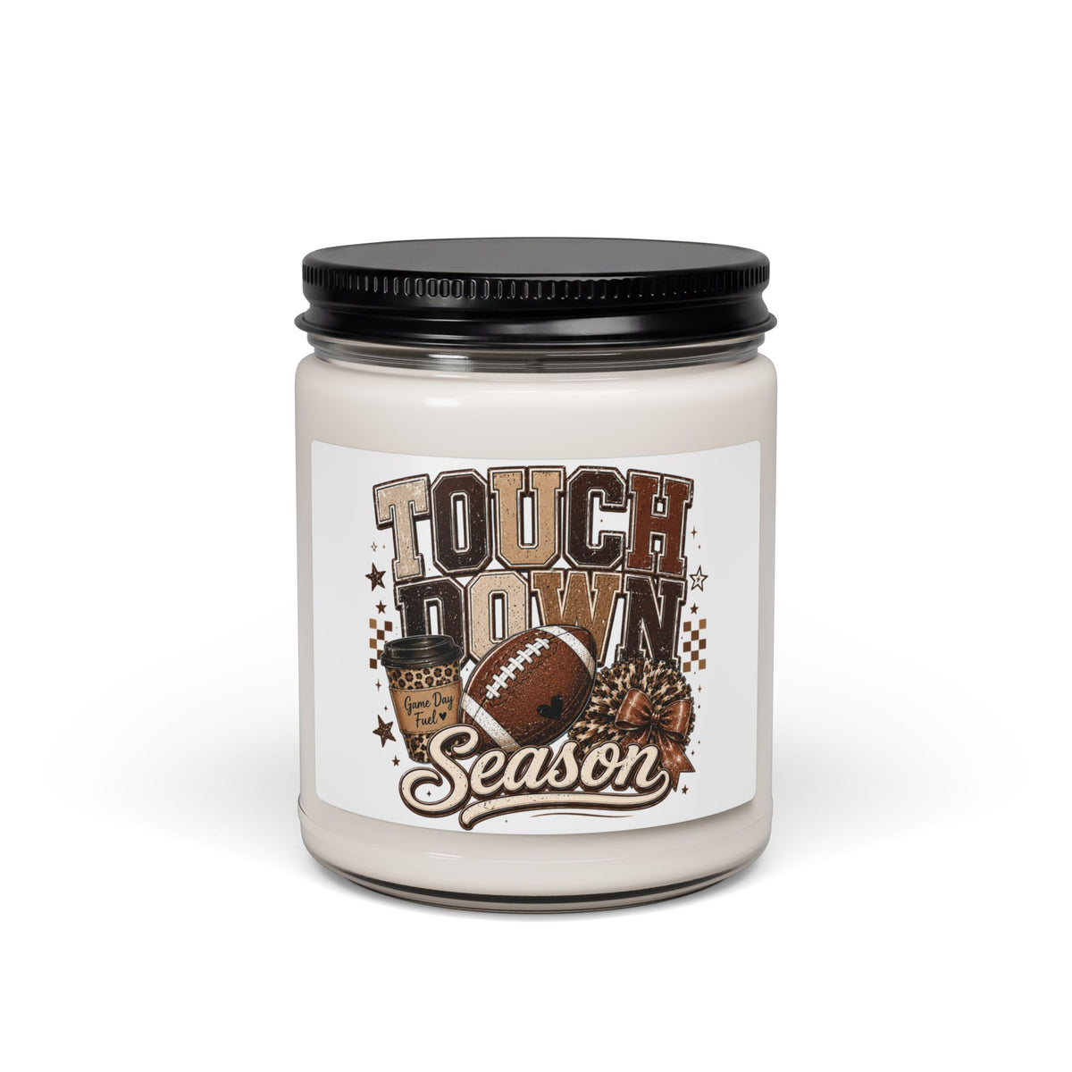 Touchdown Season Scented Soy Candle – Football Game Day 9oz