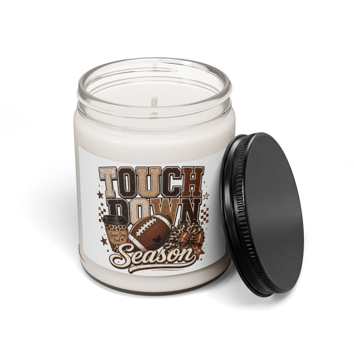 Touchdown Season Scented Soy Candle – Football Game Day 9oz