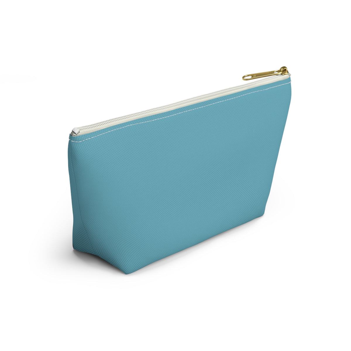 Mama Lightning Bolt Accessory Pouch — Blue T‑Bottom Makeup Bag