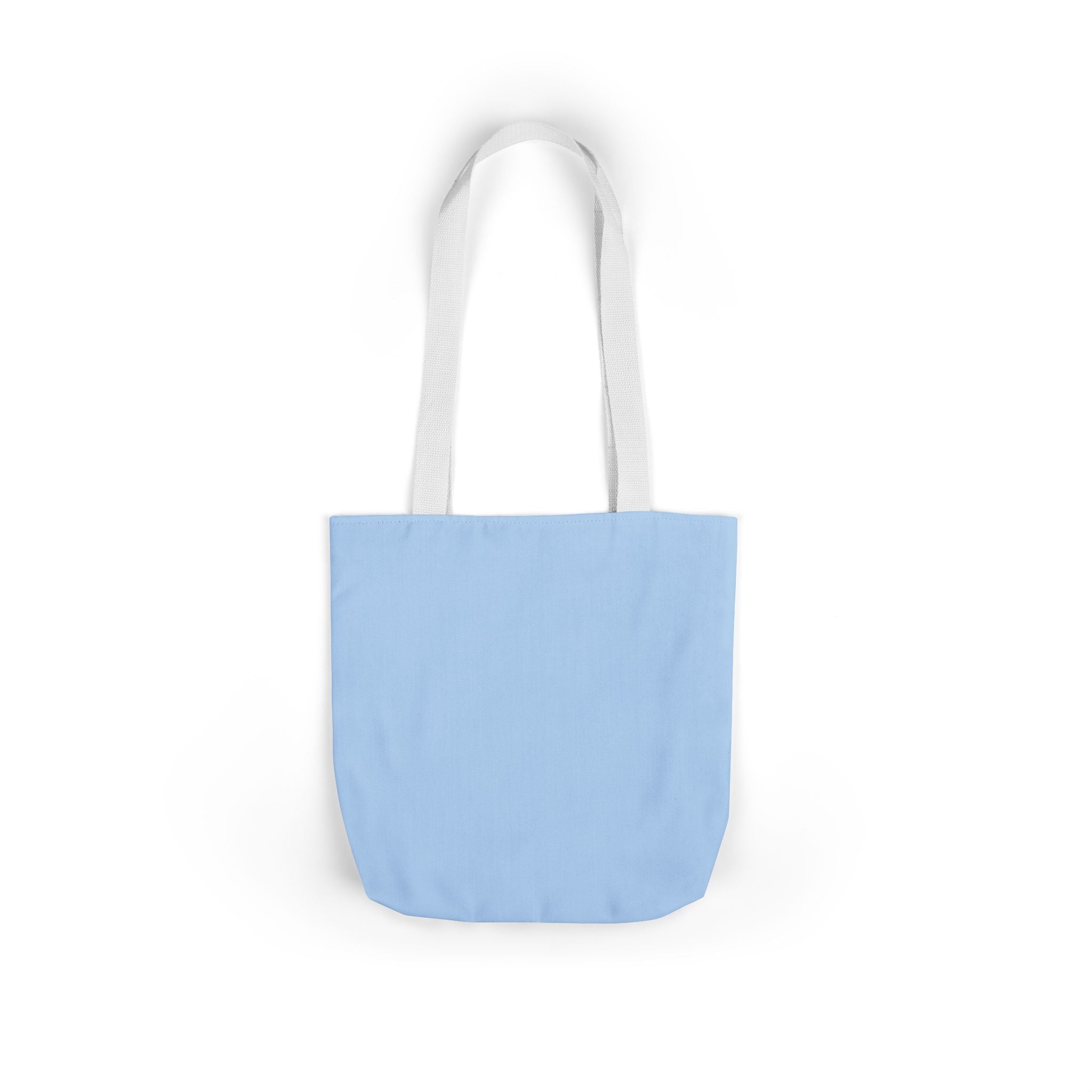 Mama Blue Bow Canvas Tote Bag — Floral “MAMA” Moms Day Gift