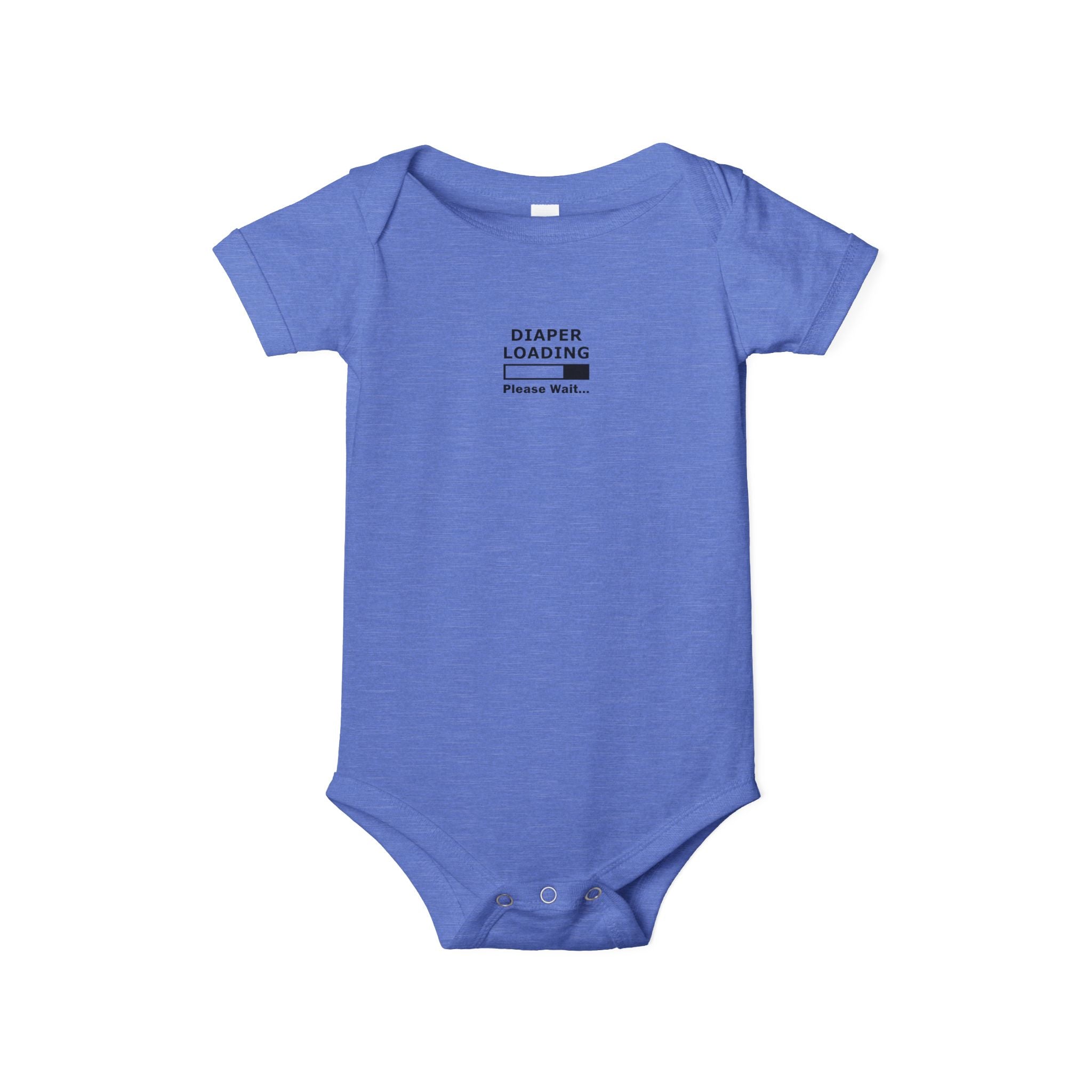 Infant Onesie - "Diaper Loading Please Wait" Cute Newborn Bodysuit