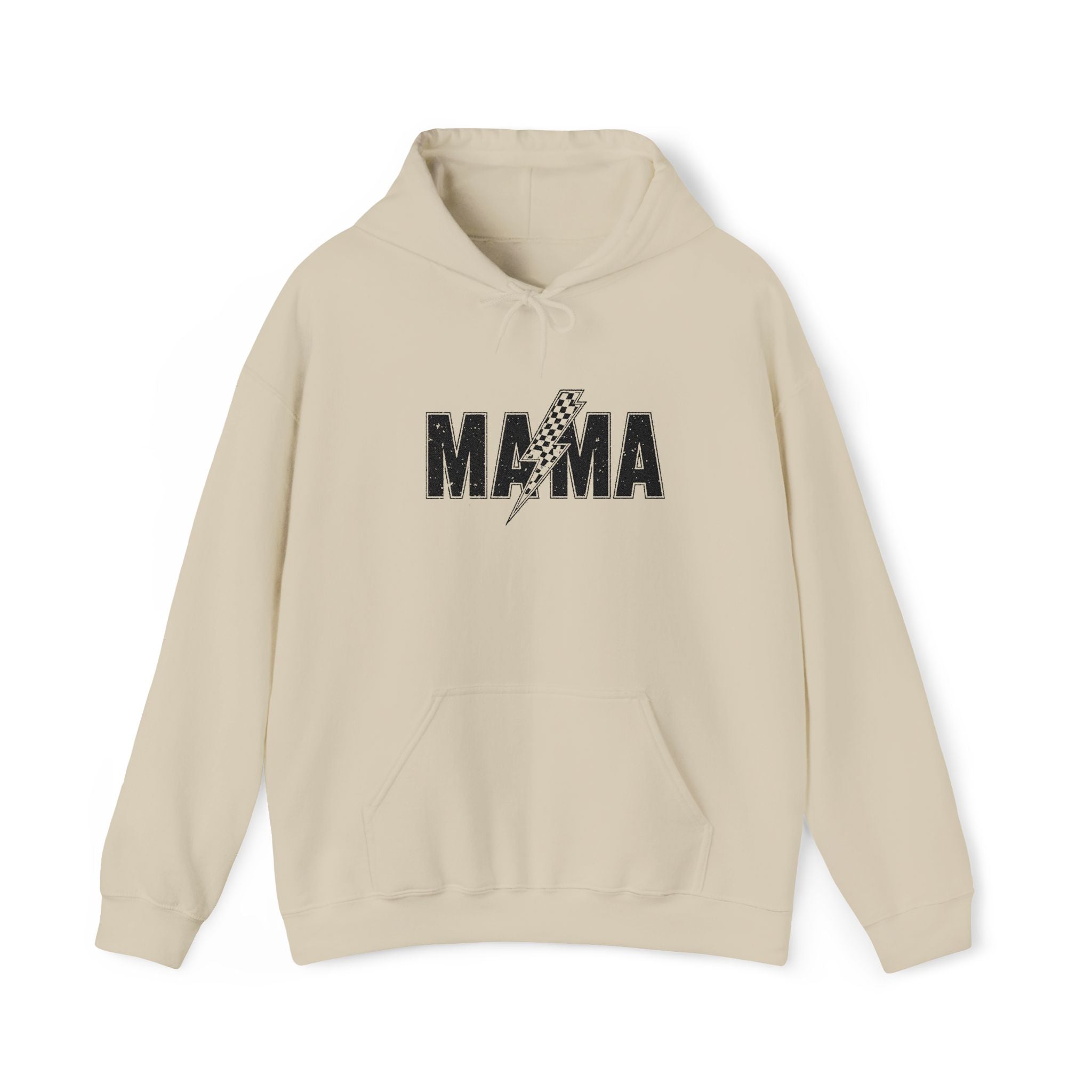 Mama Leopard Print Hoodie - 'MAMA' Graphic Pullover for Moms