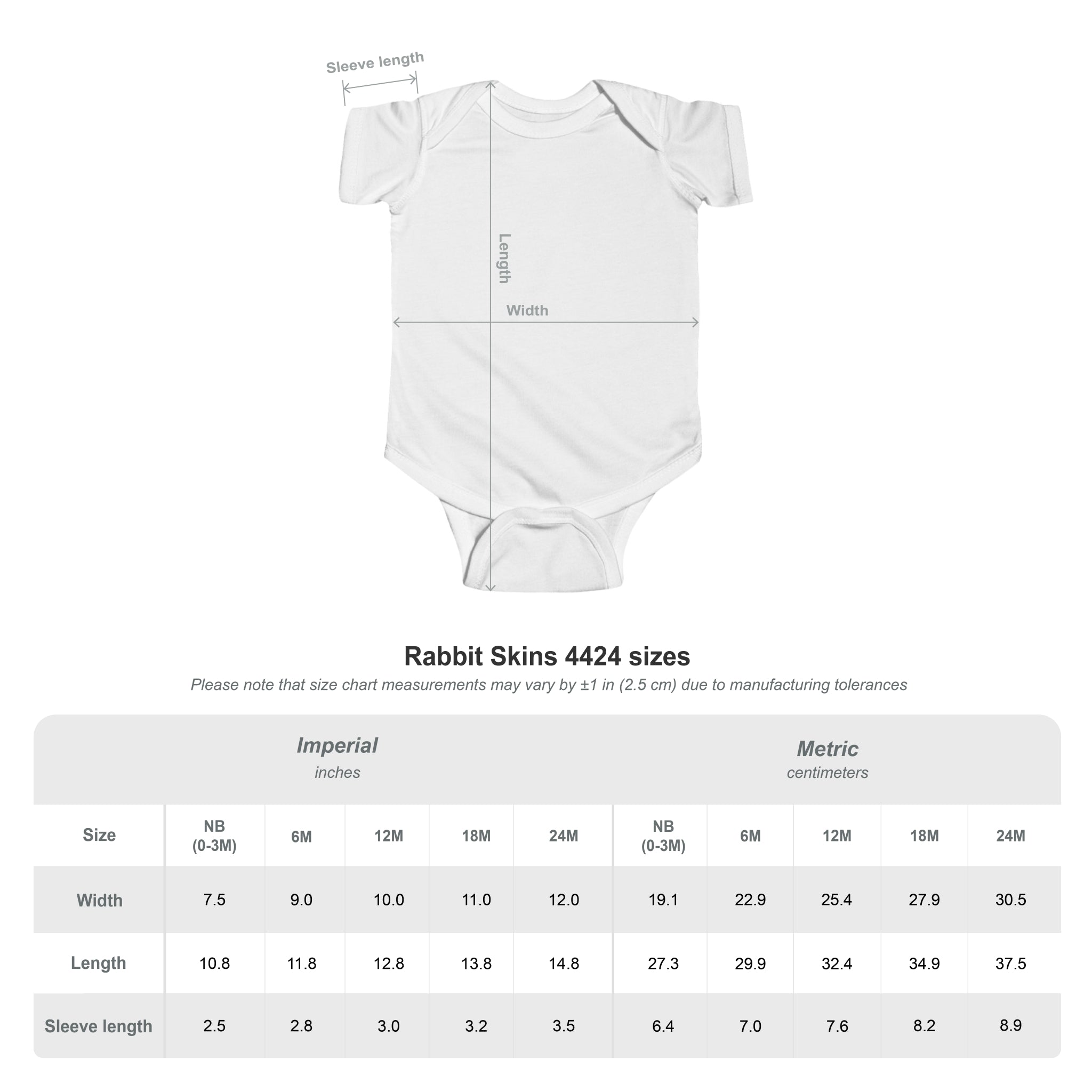 Infant Bodysuit with Blue Floral Monogram Design — Cute Baby Onesie Gift