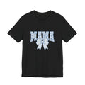 Mama Floral Bow T‑Shirt — Cute Mother's Day Graphic Tee