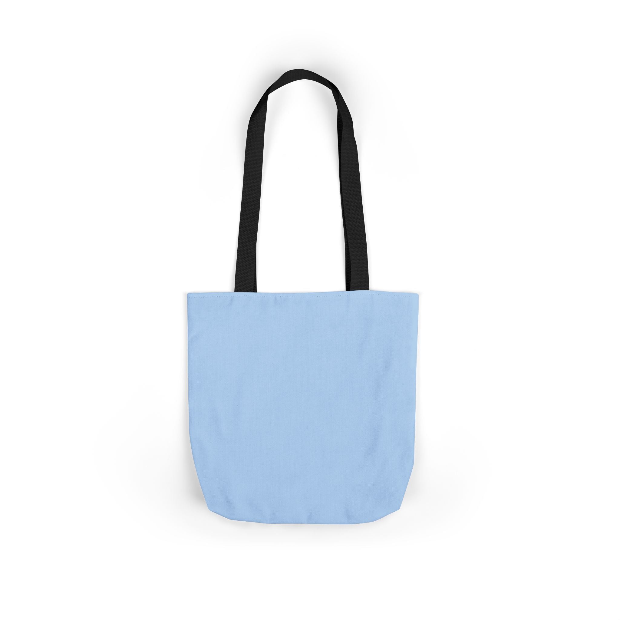 Mama Blue Bow Canvas Tote Bag — Floral “MAMA” Moms Day Gift