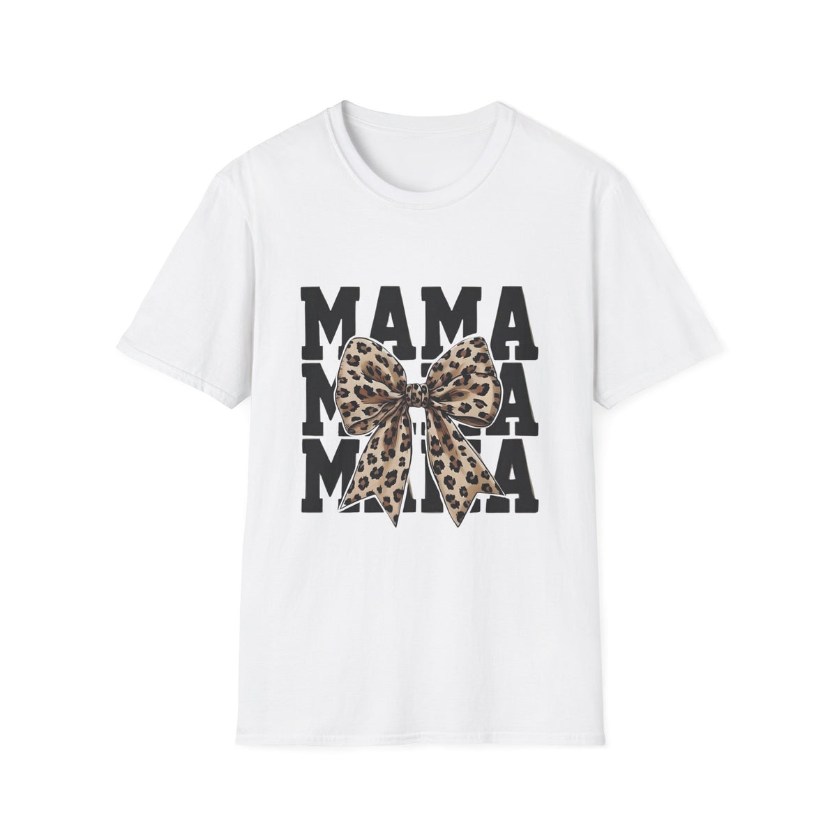 Mama Leopard Bow T-Shirt