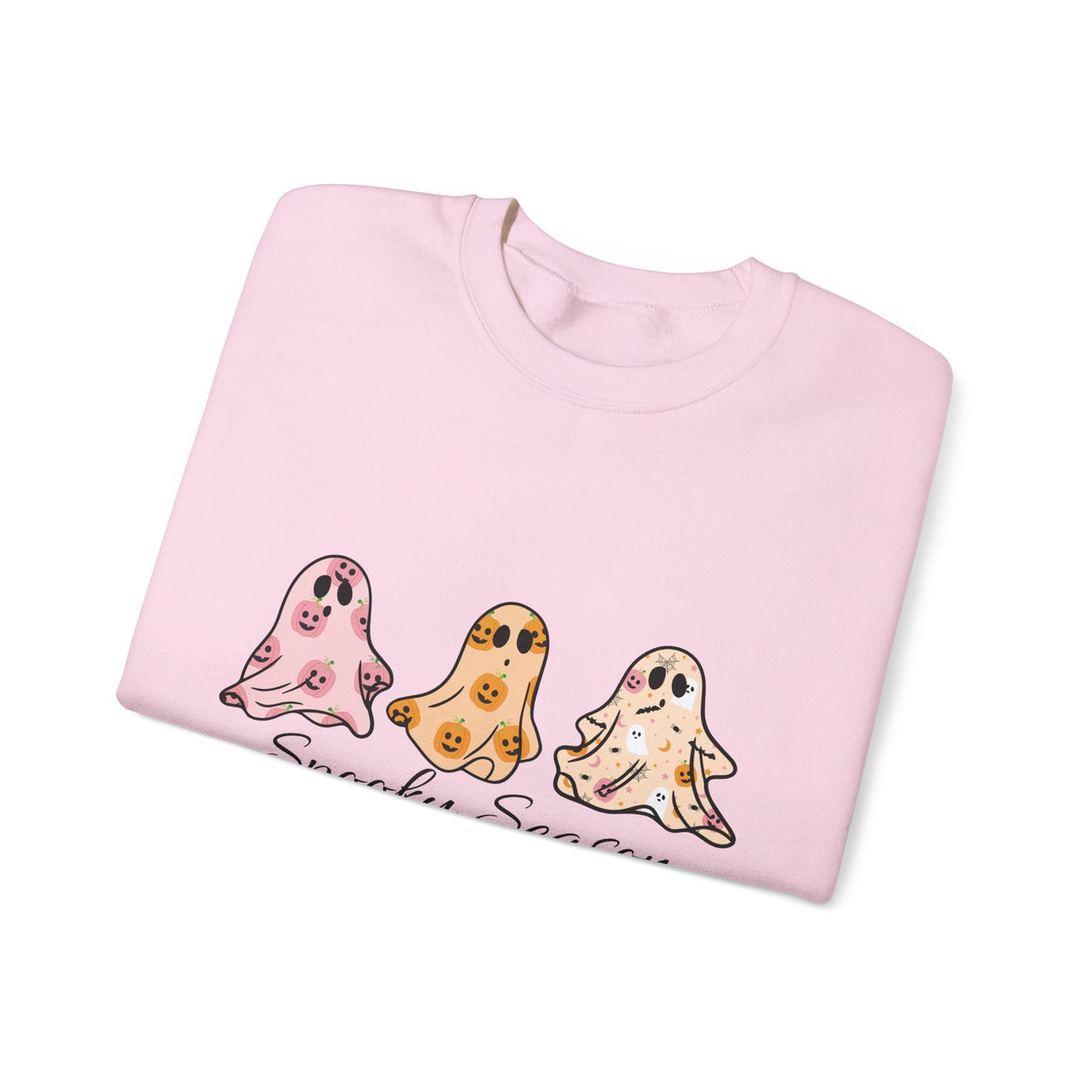 Sweatshirt — Cute Watercolor Ghosts “Spooky Season” Crewneck