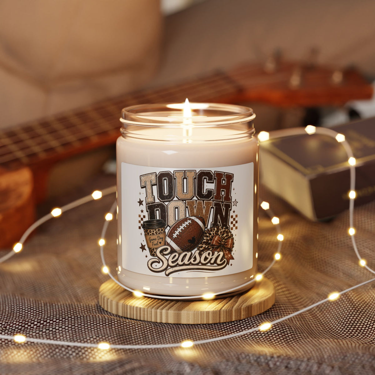 Touchdown Season Scented Soy Candle – Football Game Day 9oz