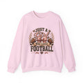 Crewneck Sweatshirt — "Just a Girl Who Loves Football" Graphic