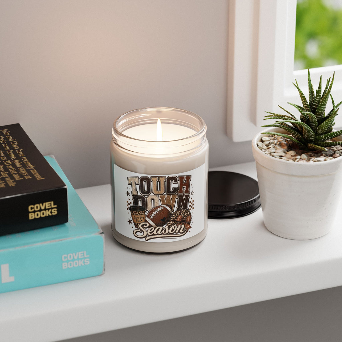 Touchdown Season Scented Soy Candle – Football Game Day 9oz