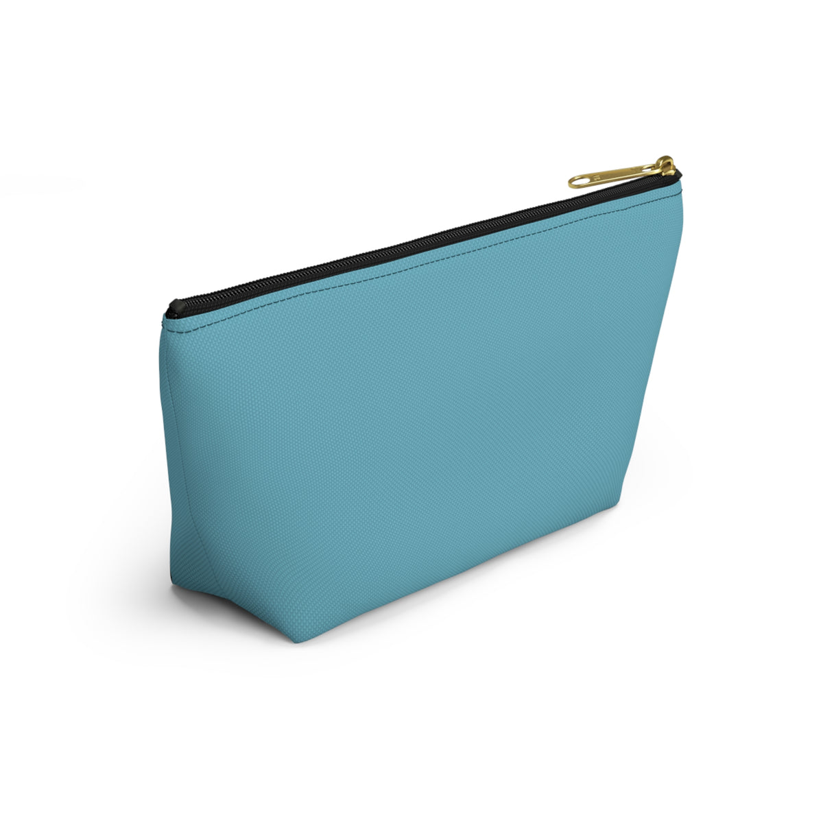 Mama Lightning Bolt Accessory Pouch — Blue T‑Bottom Makeup Bag