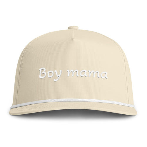 Boy Mama Rope Cap – Sunwashed Retro Trucker Hat