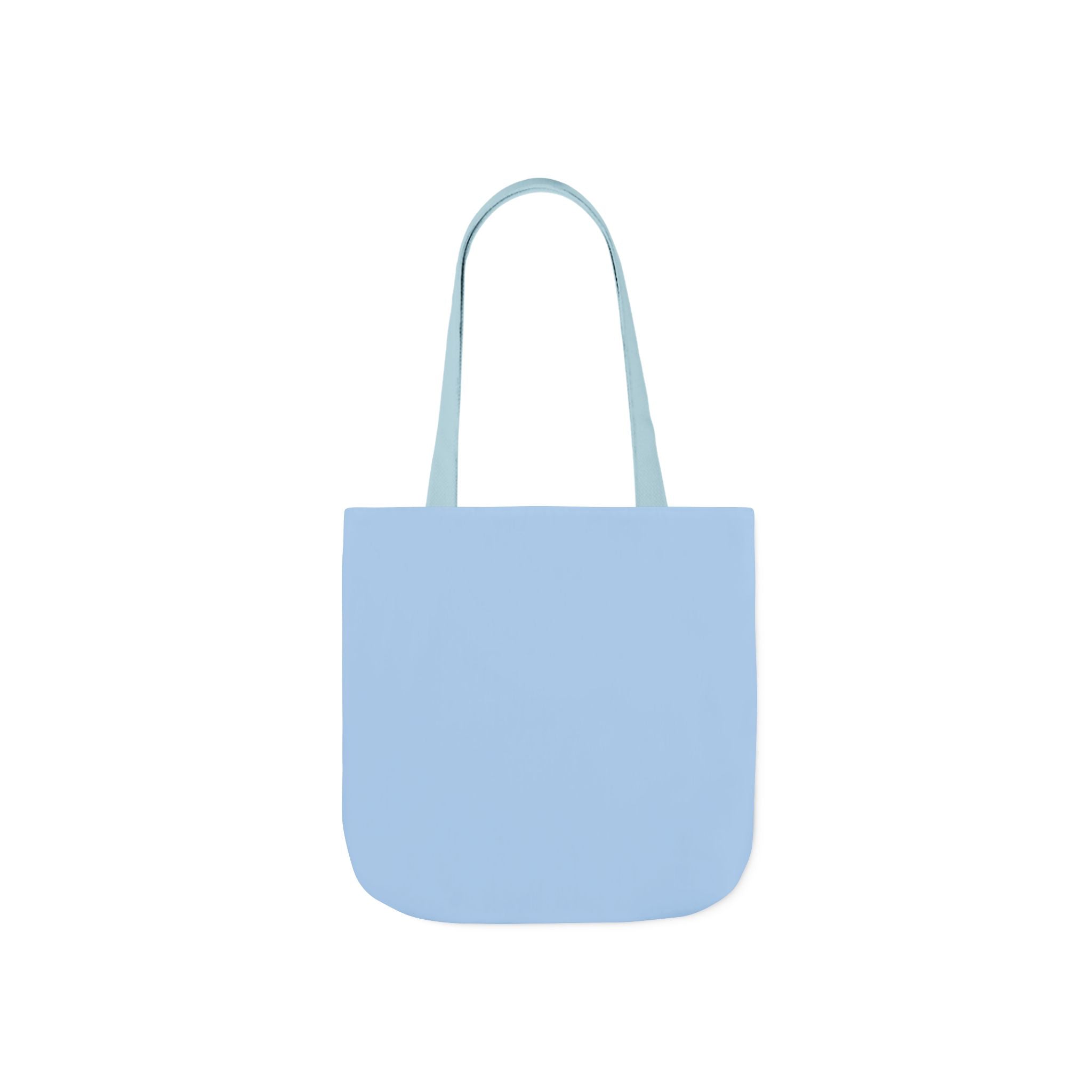 Mama Blue Bow Canvas Tote Bag — Floral “MAMA” Moms Day Gift