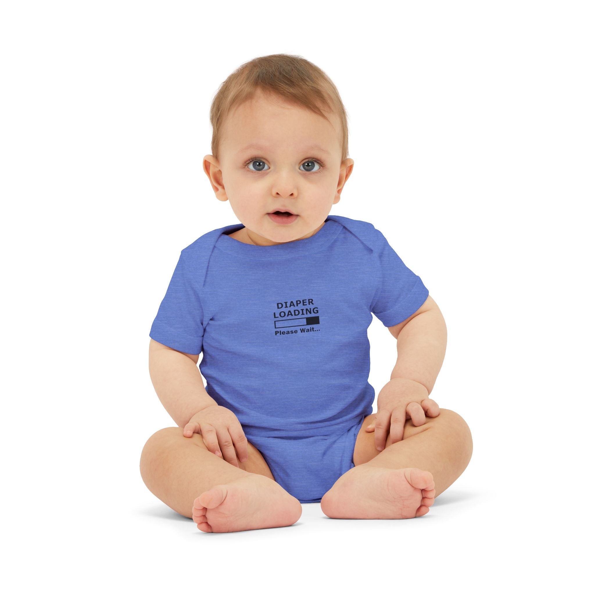 Infant Onesie - "Diaper Loading Please Wait" Cute Newborn Bodysuit