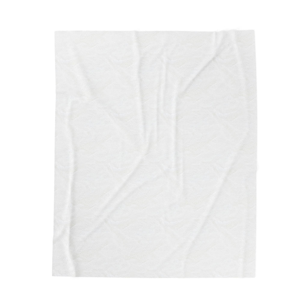 Just Here for the Snacks Velveteen Plush Blanket
