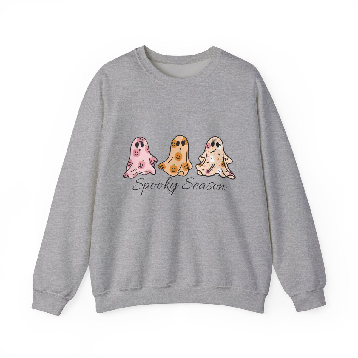 Sweatshirt — Cute Watercolor Ghosts “Spooky Season” Crewneck