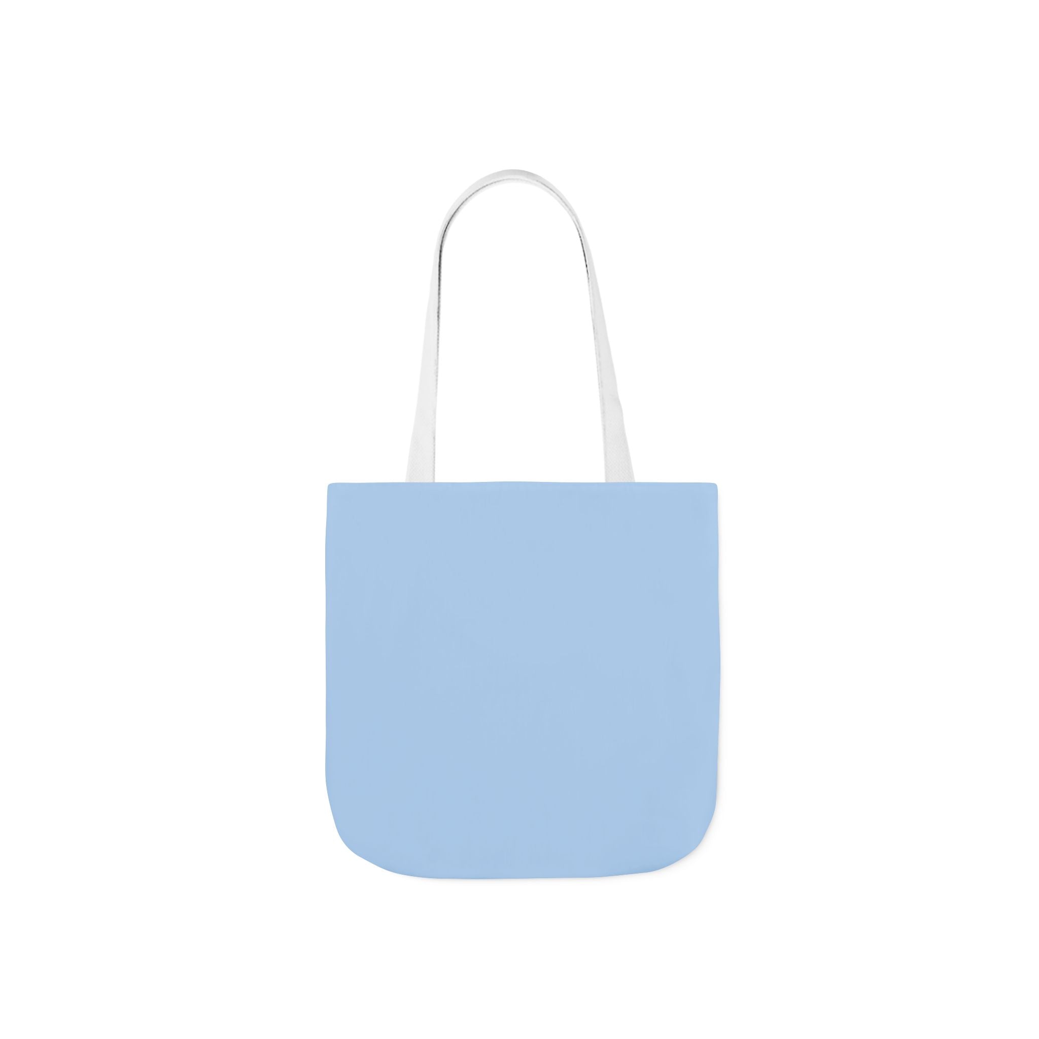 Mama Blue Bow Canvas Tote Bag — Floral “MAMA” Moms Day Gift
