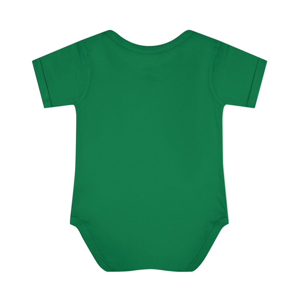 Infant Bodysuit - "Milk, Drink and Thriving" Baby Onesie (Cute Bottle Design)